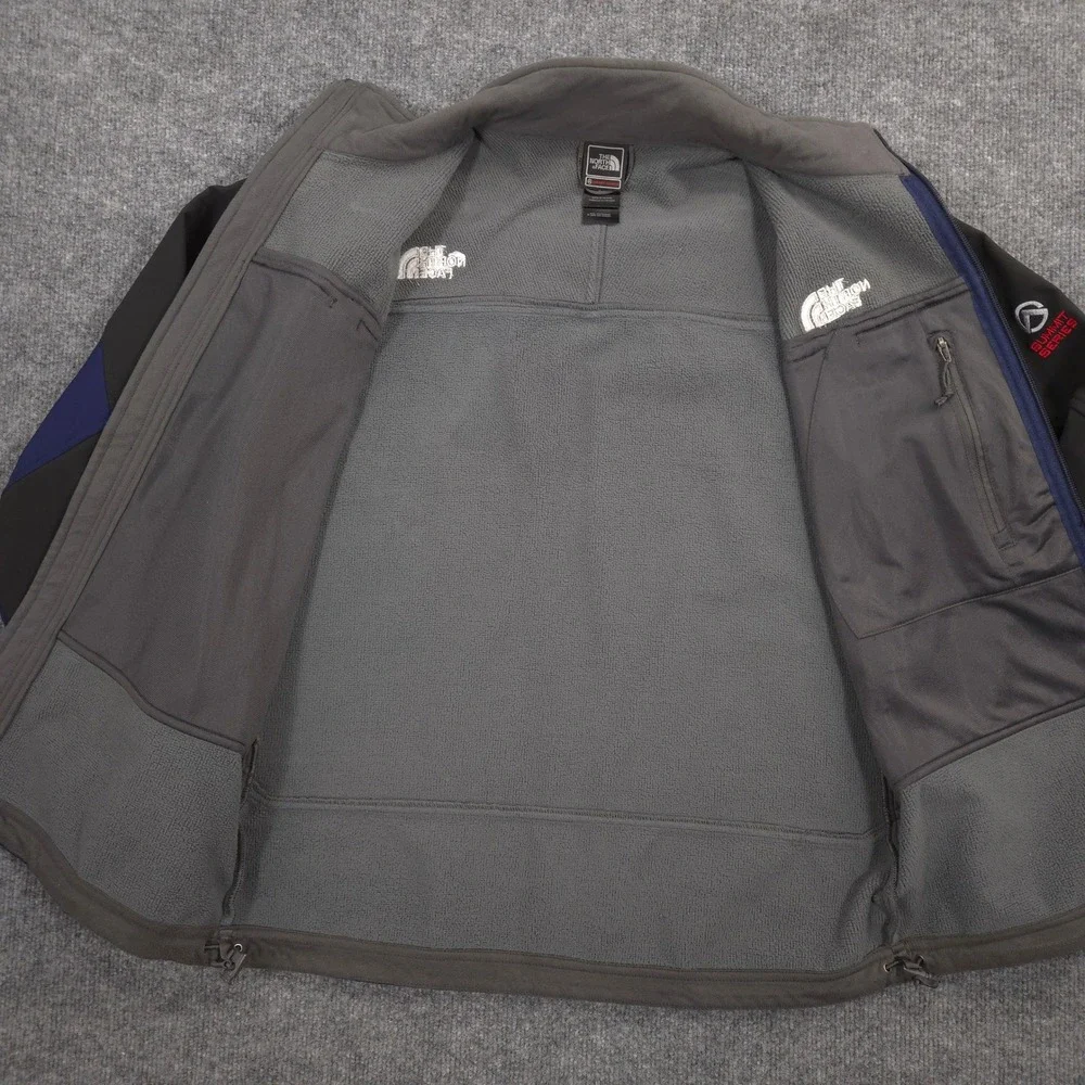 The North Face Summit Series Jacket Mens S Blue Black Windstopper Fleece Lined - Picture 6 of 13